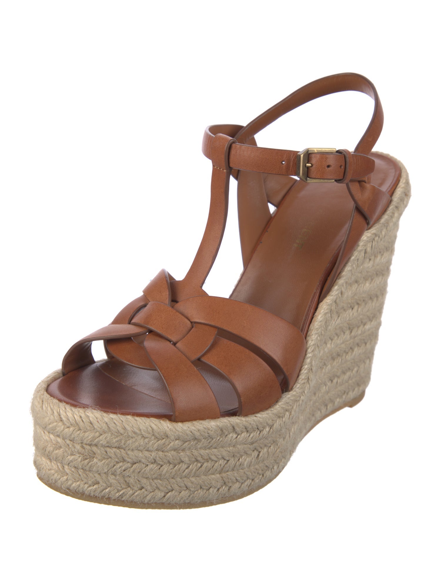 Saint Laurent Leather Espadrilles