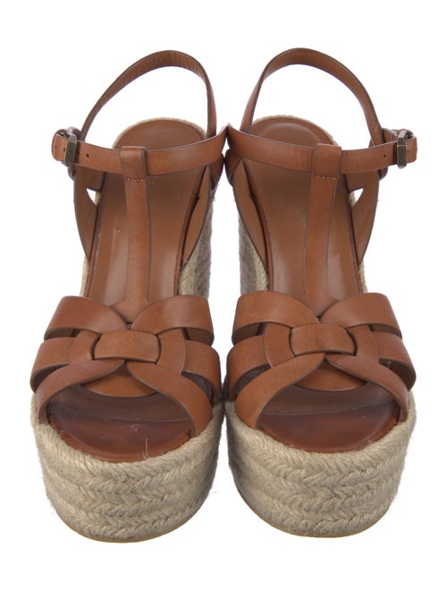 Saint Laurent Leather Espadrilles