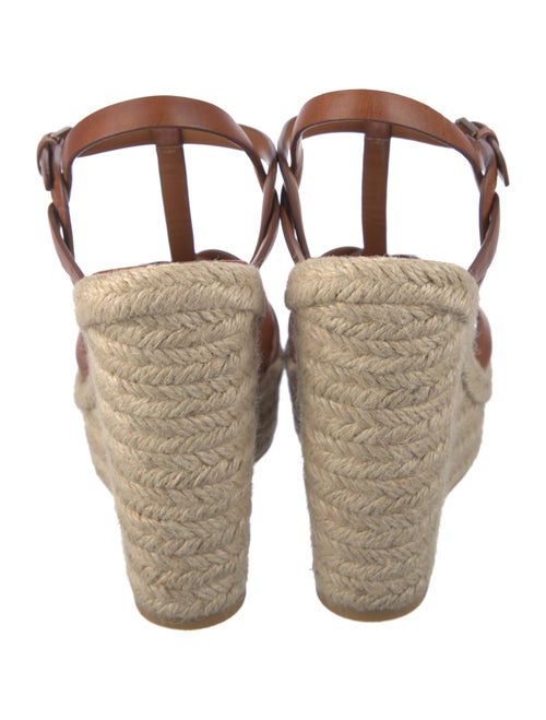 Saint Laurent Leather Espadrilles