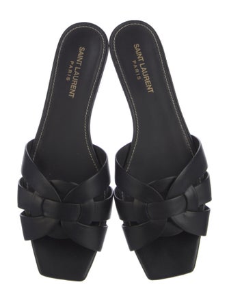 Saint Laurent Leather Slides