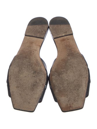 Saint Laurent Leather Slides