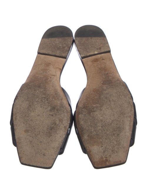 Saint Laurent Leather Slides