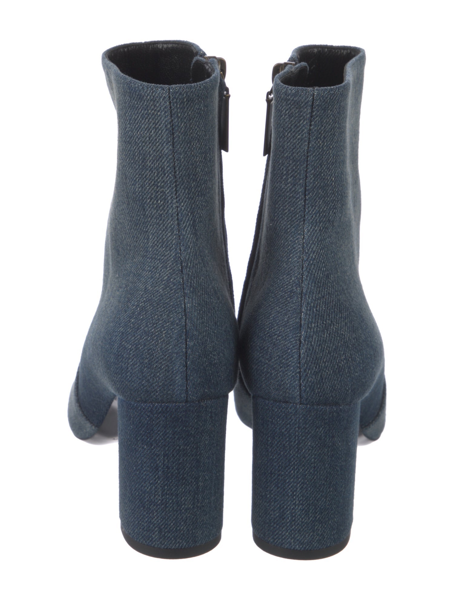 Saint Laurent Denim Sock Boots