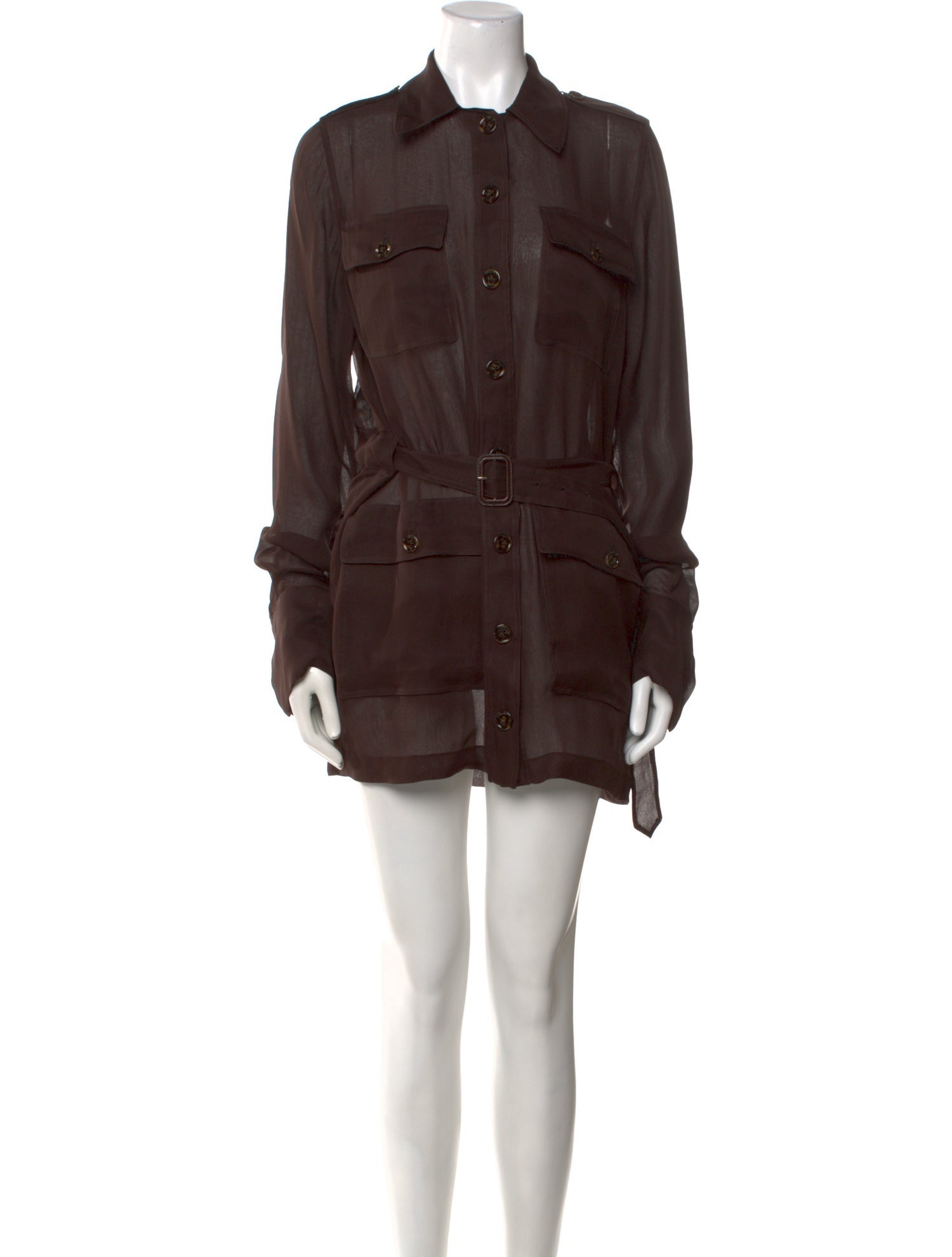 Saint Laurent Silk Mini Dress