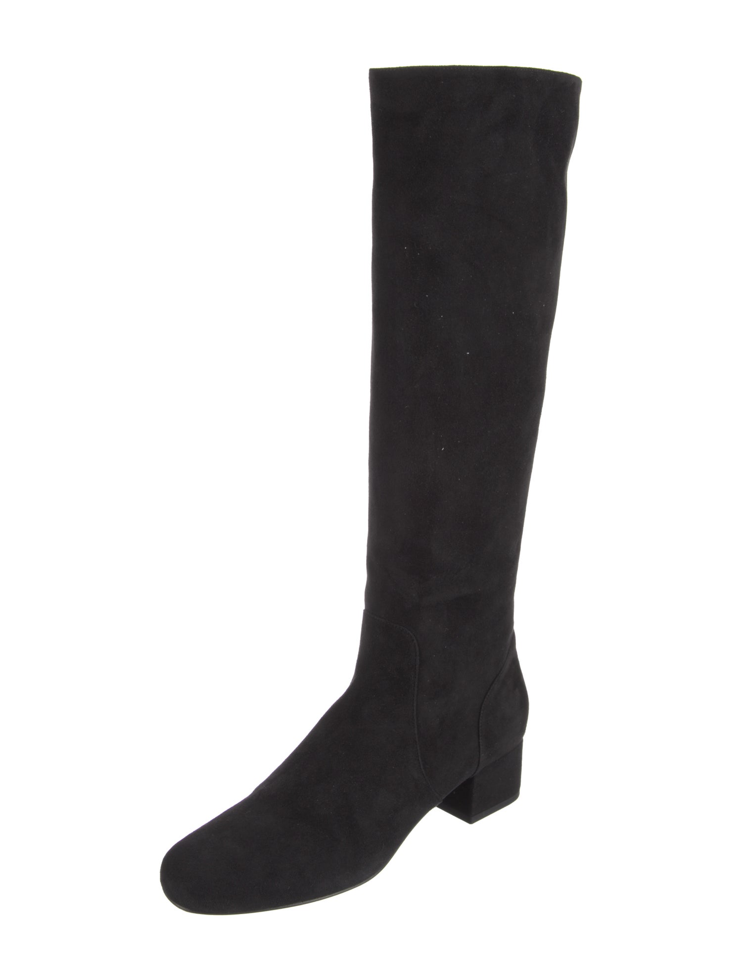 Saint Laurent Suede Riding Boots