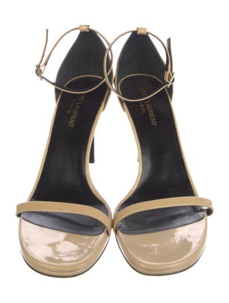 Saint Laurent Patent Leather Sandals