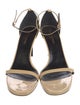 Saint Laurent Patent Leather Sandals