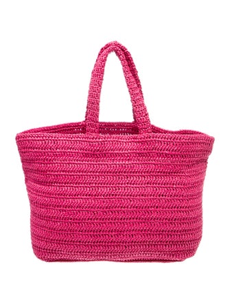 Saint Laurent Raffia Shoulder Bag 2023