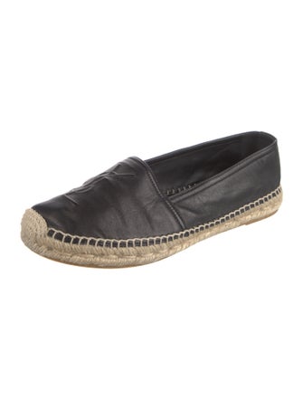 Saint Laurent Leather Espadrilles