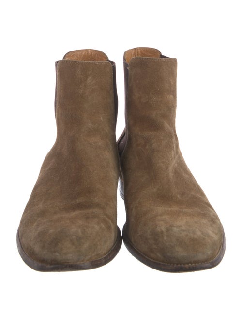 Saint Laurent Suede Chelsea Boots