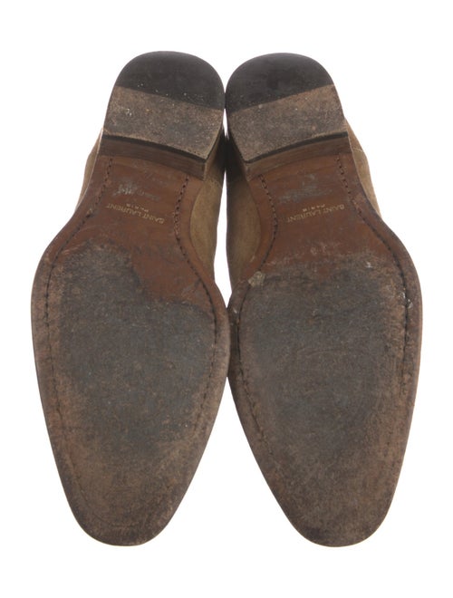 Saint Laurent Suede Chelsea Boots