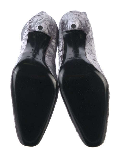 Saint Laurent Velvet Boots