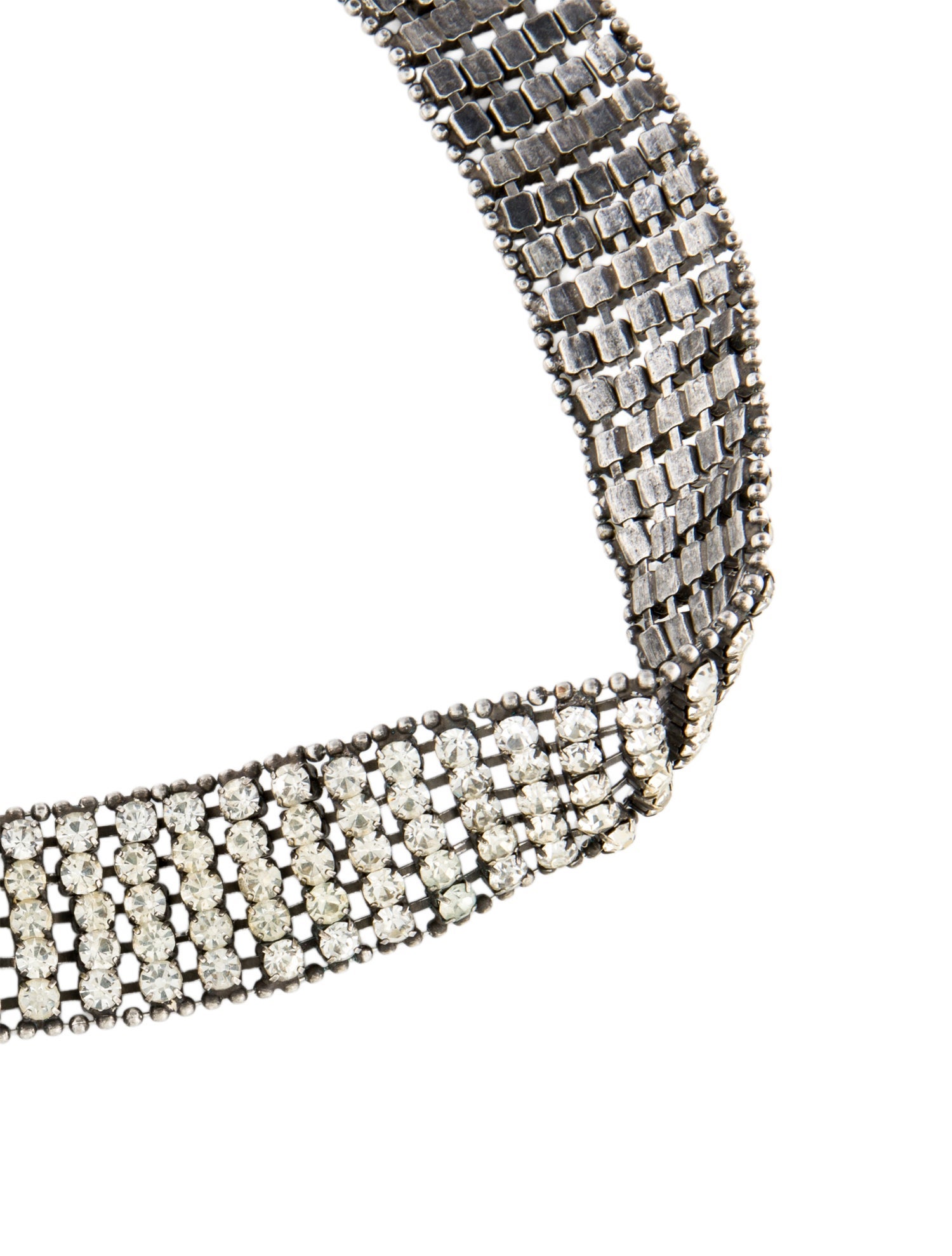 Saint Laurent Crystal Choker Necklace