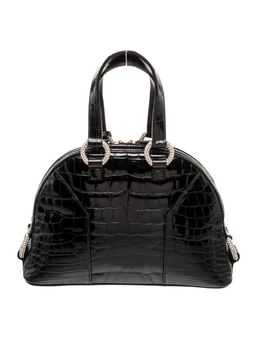 Yves Saint Laurent Rive Gauche Patent Leather Top Handle Bag