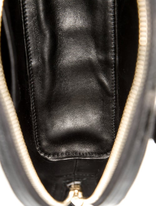 Yves Saint Laurent Rive Gauche Patent Leather Top Handle Bag