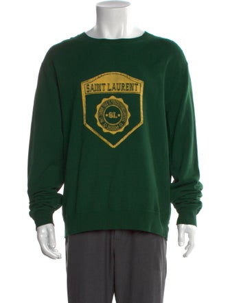 Saint Laurent 2021 Signature Logo Pullover