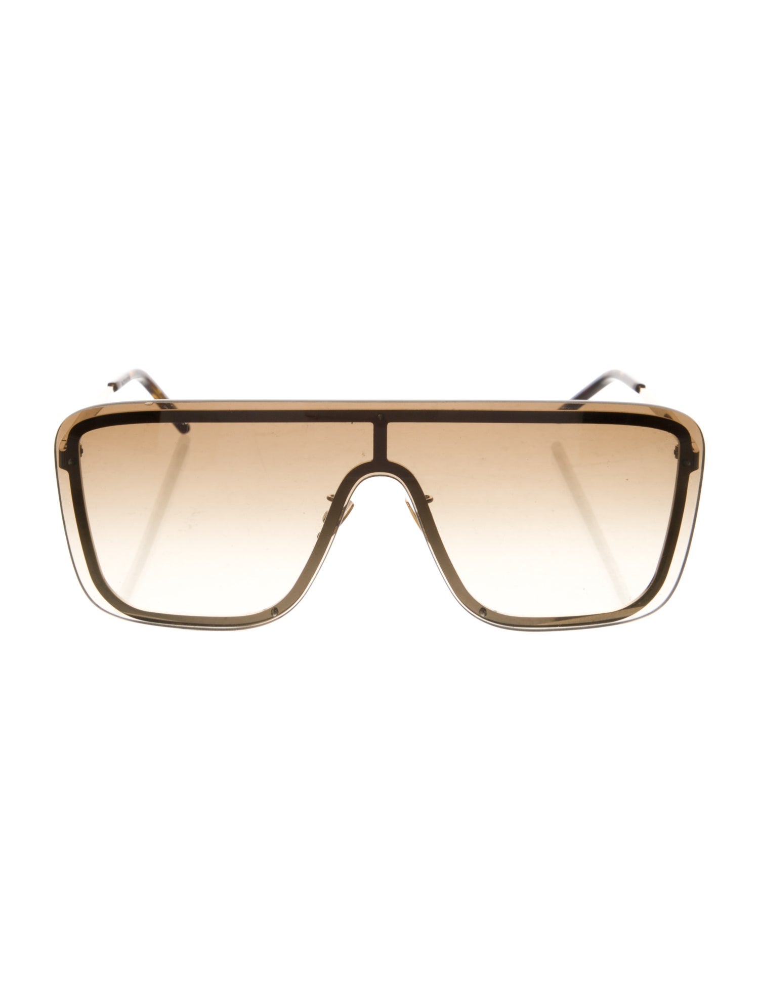 Saint Laurent Shield Gradient Sunglasses