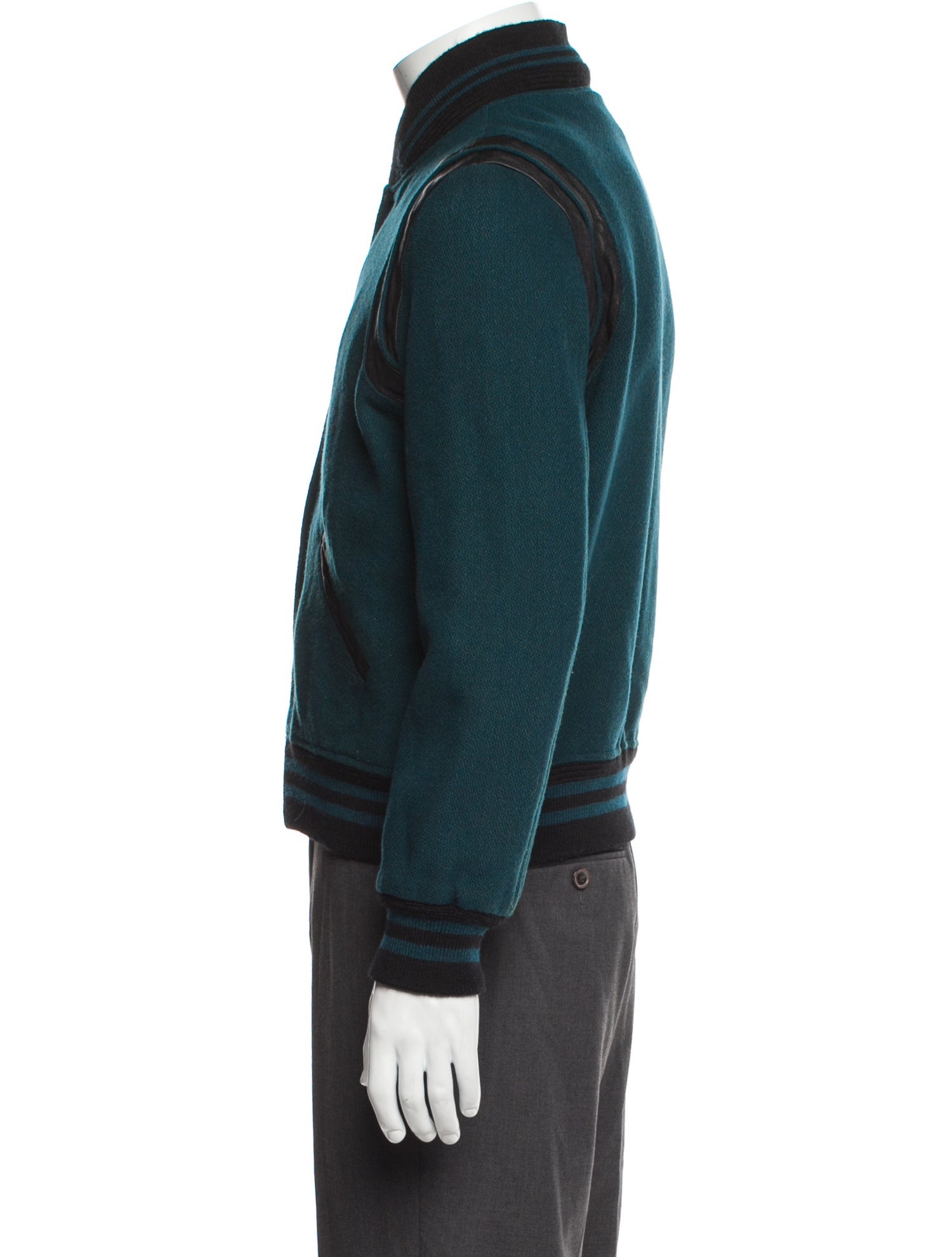 Saint Laurent 2018 Virgin Wool Varsity Jacket