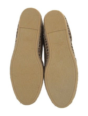 Saint Laurent Suede Animal Print Ballet Flats