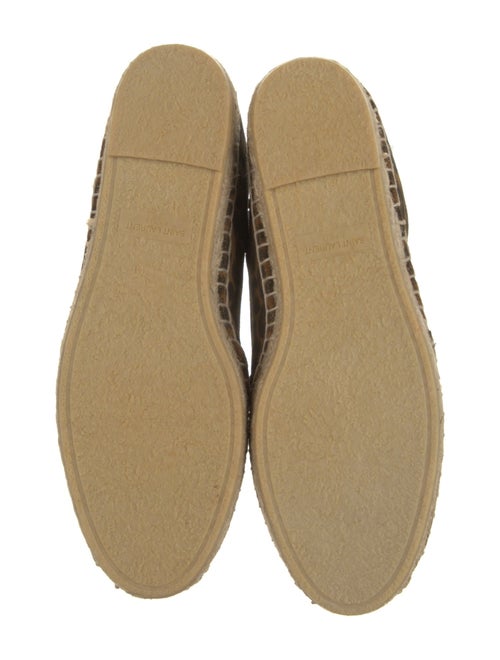 Saint Laurent Suede Animal Print Ballet Flats