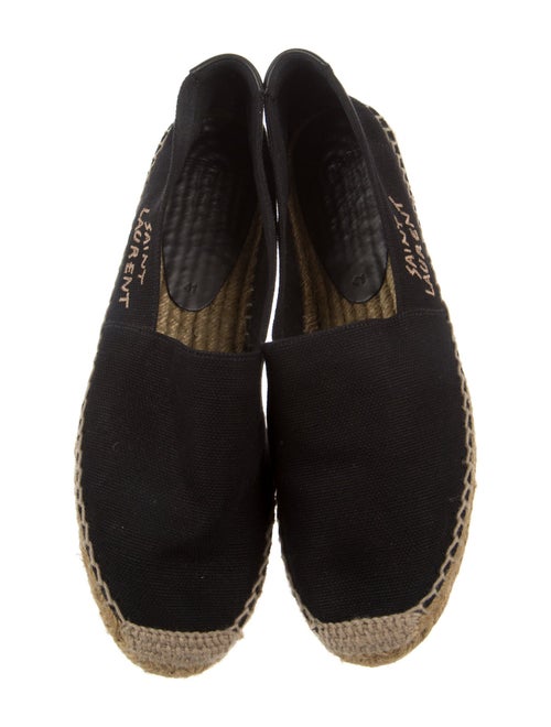 Saint Laurent Canvas Colorblock Pattern Espadrilles