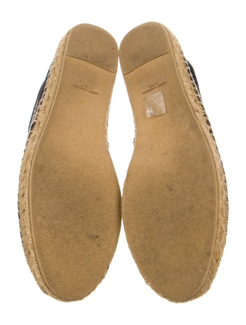 Saint Laurent Canvas Colorblock Pattern Espadrilles