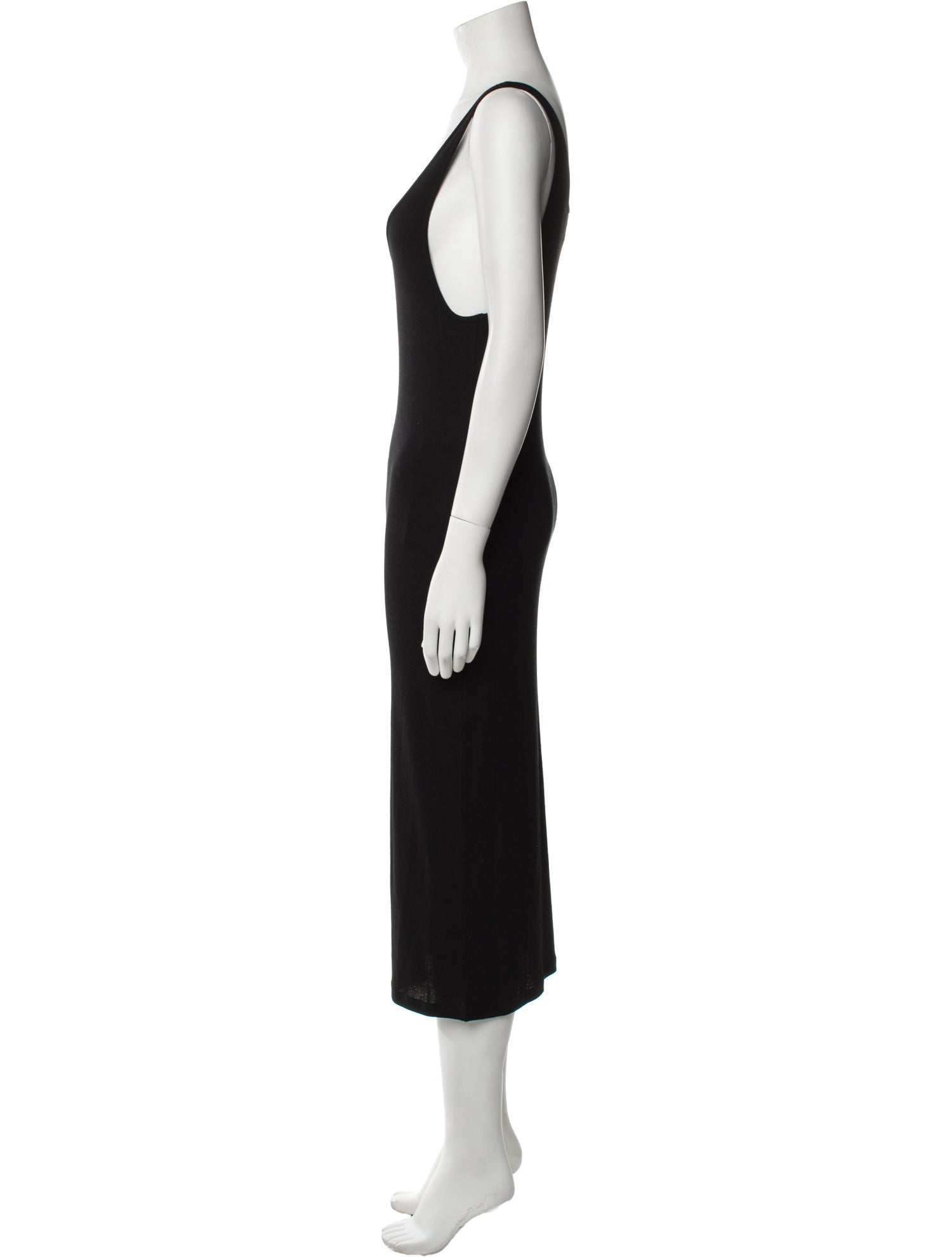 Saint Laurent Silk Midi Length Dress w/ Tags
