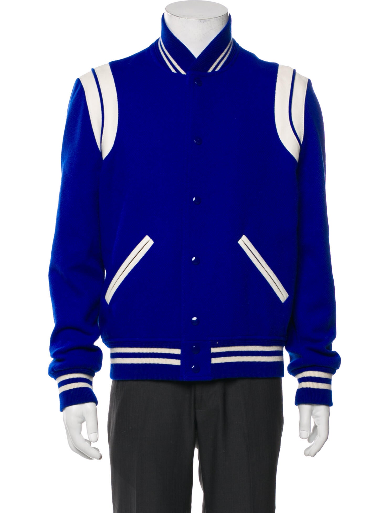 Saint Laurent 2021 Wool Varsity Jacket