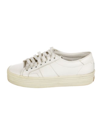 Saint Laurent Leather Sneakers