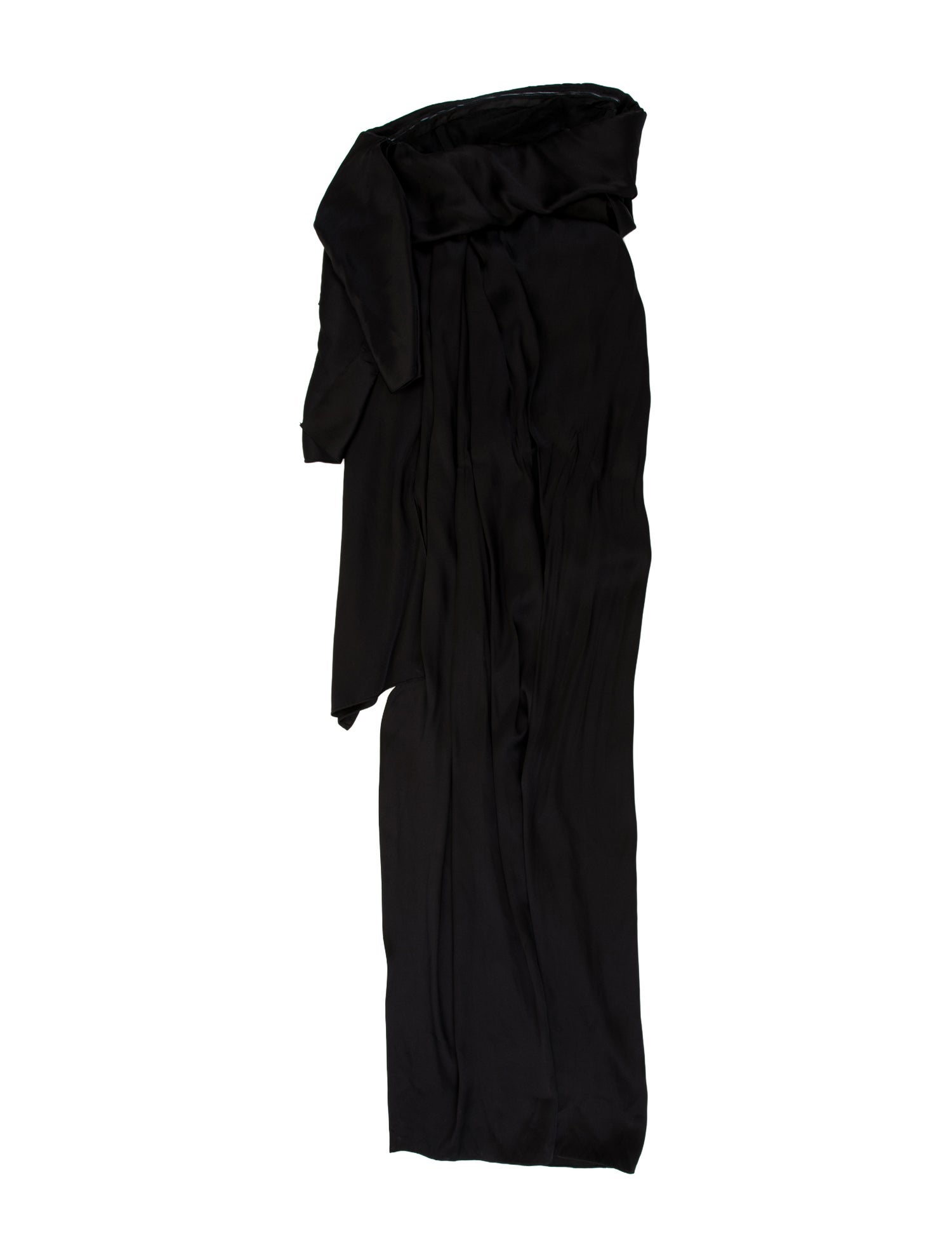 Saint Laurent Strapless Midi Length Dress