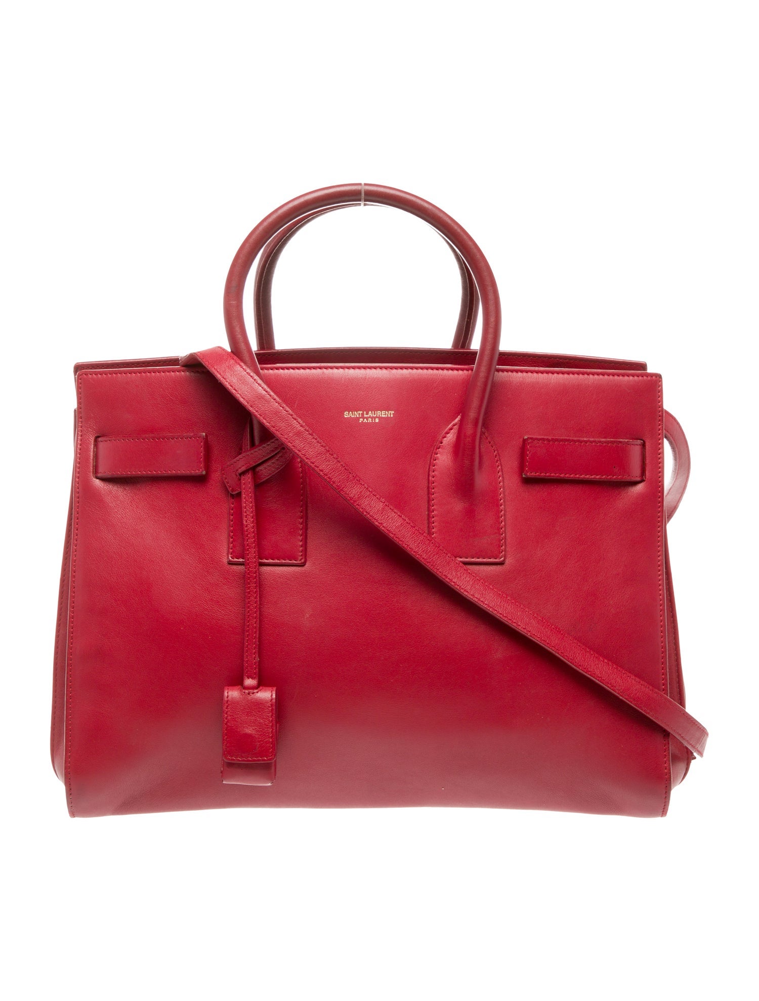 Saint Laurent Leather Sac De Jour