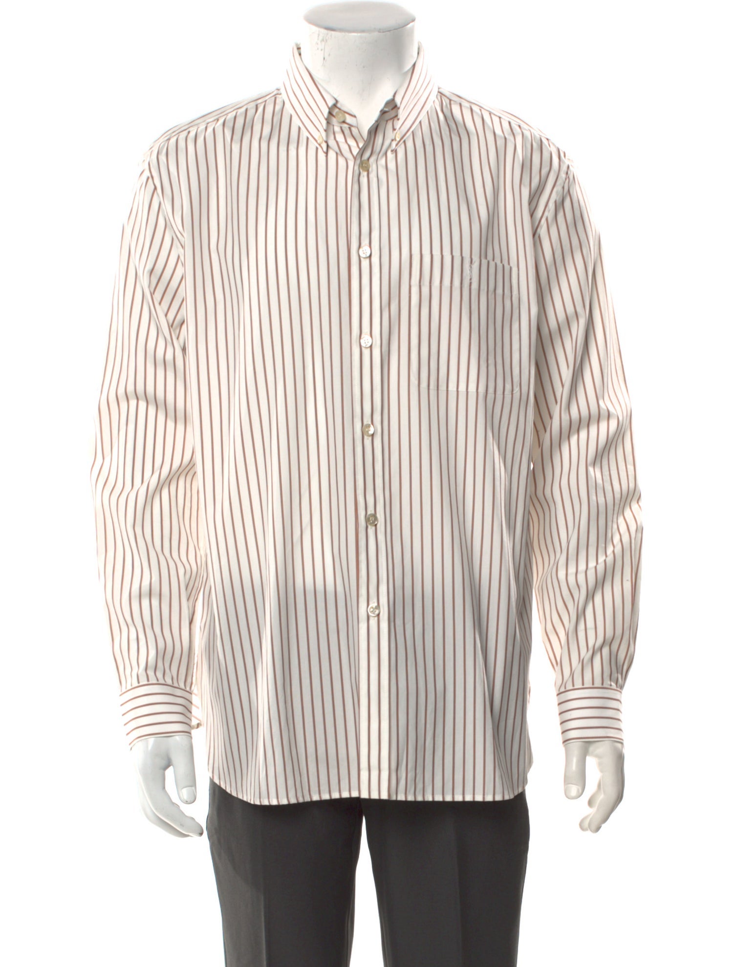 Saint Laurent 2022 Striped Dress Shirt