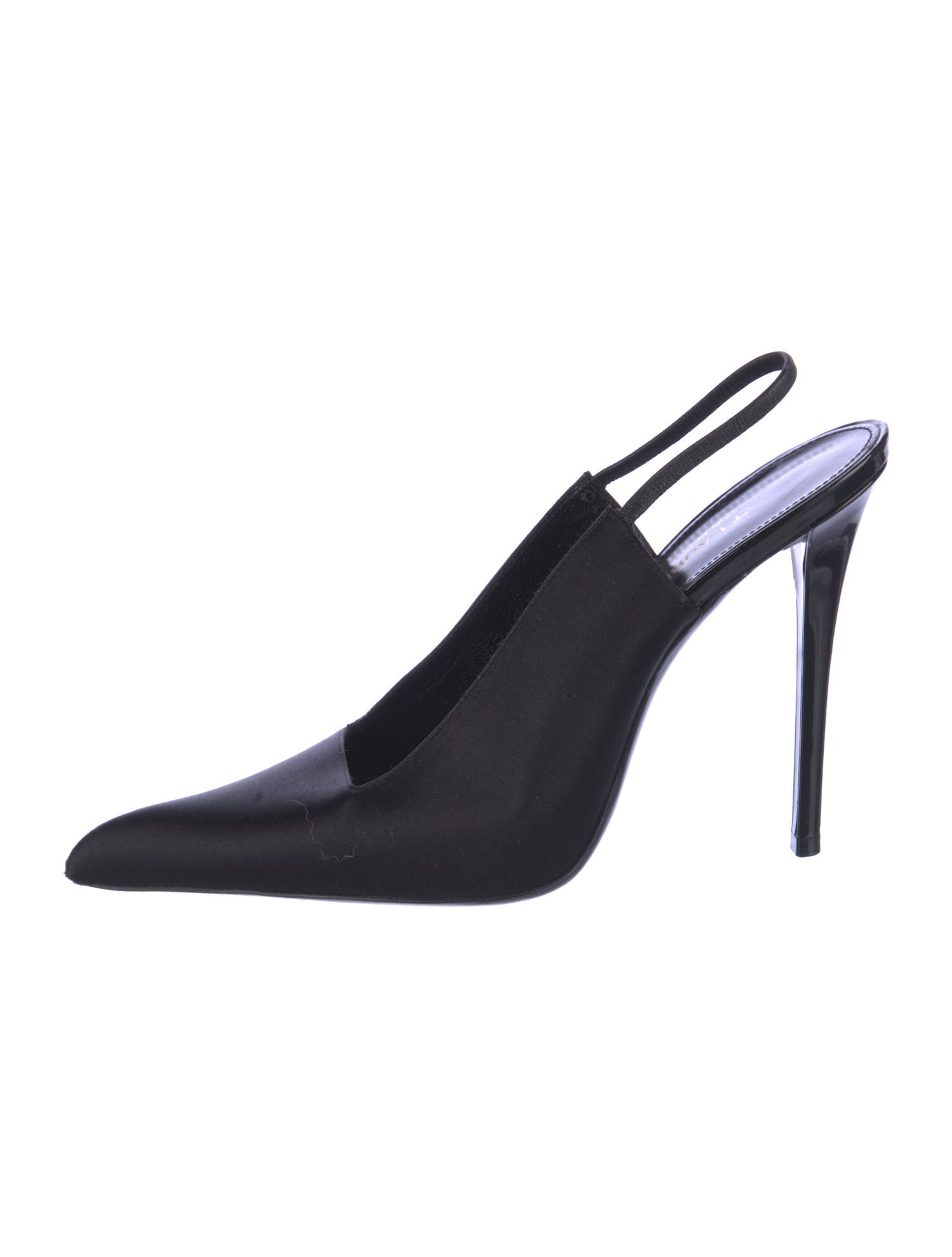 Saint Laurent Satin Slingback Pumps