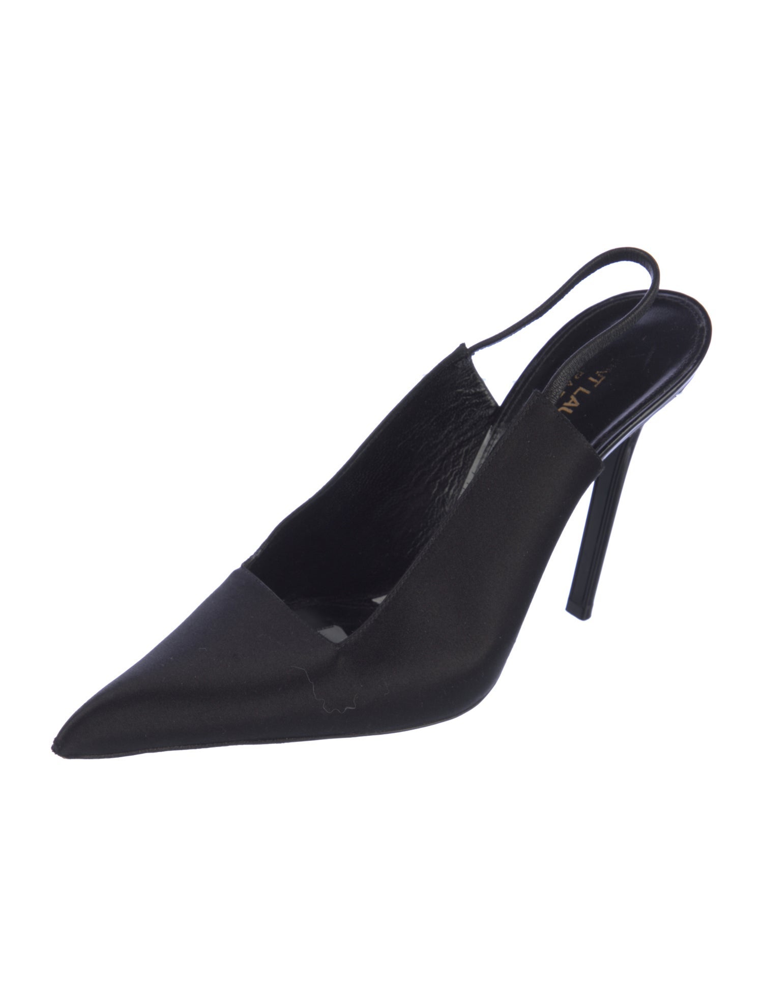 Saint Laurent Satin Slingback Pumps