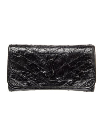 Saint Laurent Quilted Crinkled Matelassé Niki