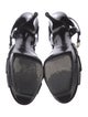Saint Laurent Patent Leather T-Strap Sandals