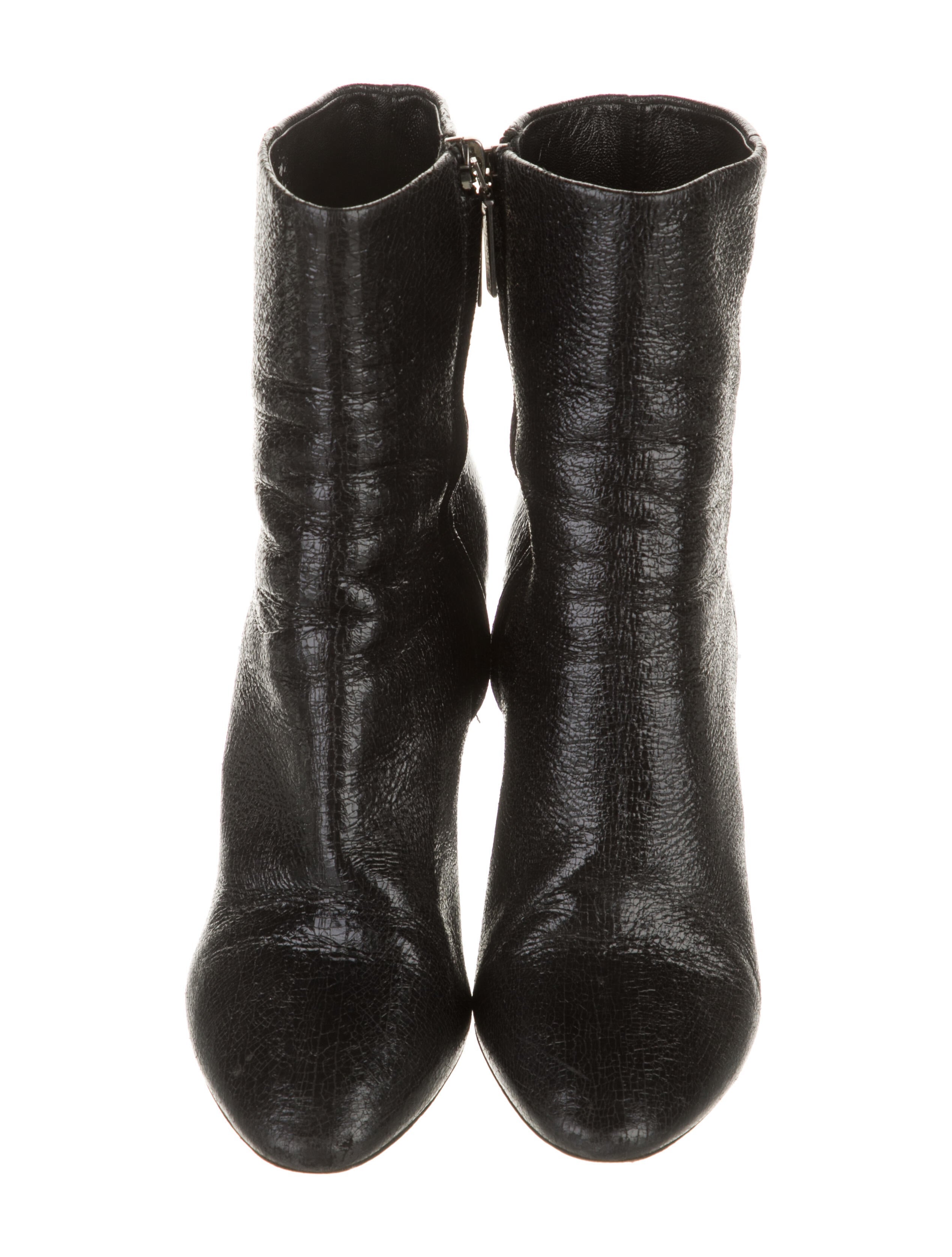 Saint Laurent Patent Leather Boots