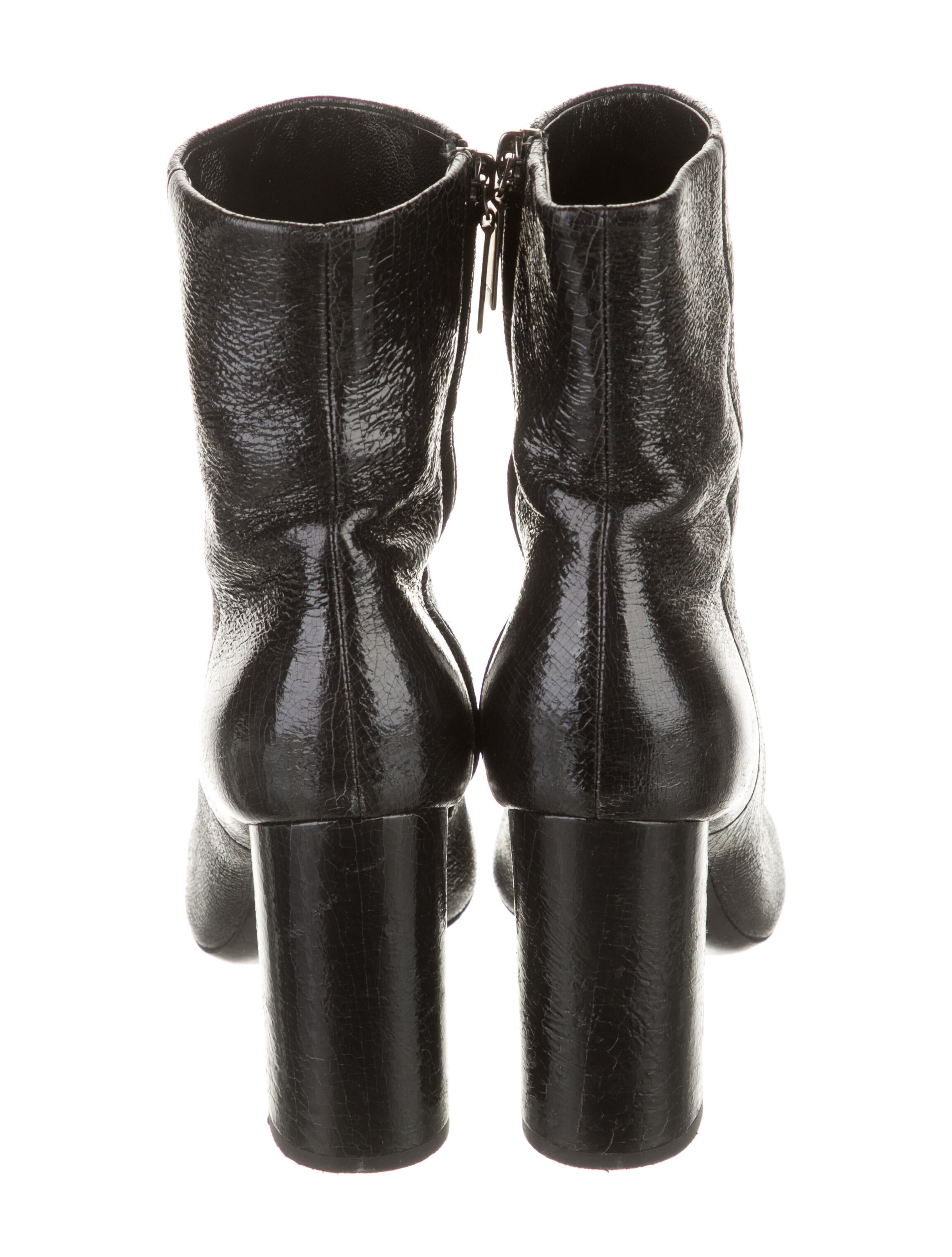 Saint Laurent Patent Leather Boots
