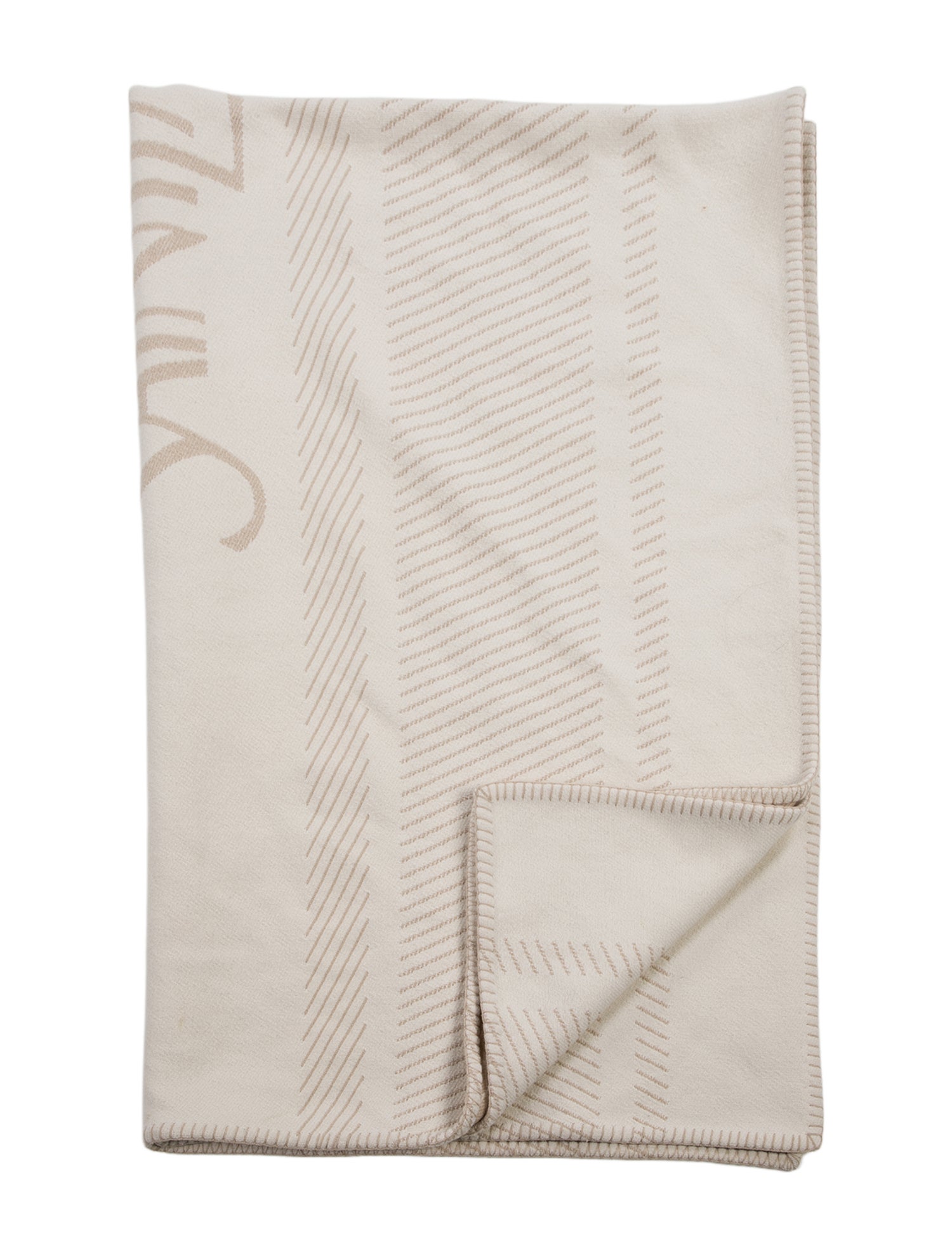 Saint Laurent Wool Blend Throw Blanket