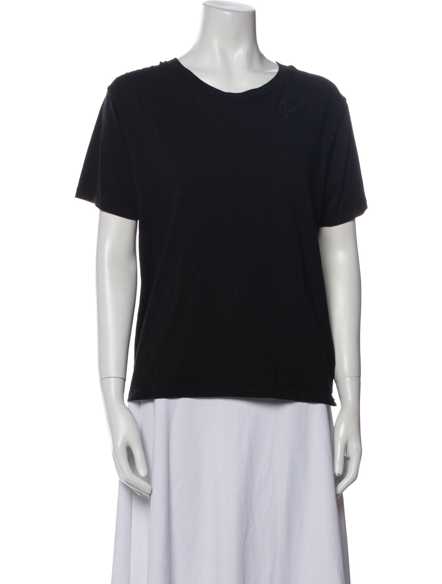 Saint Laurent Crew Neck Short Sleeve T-Shirt