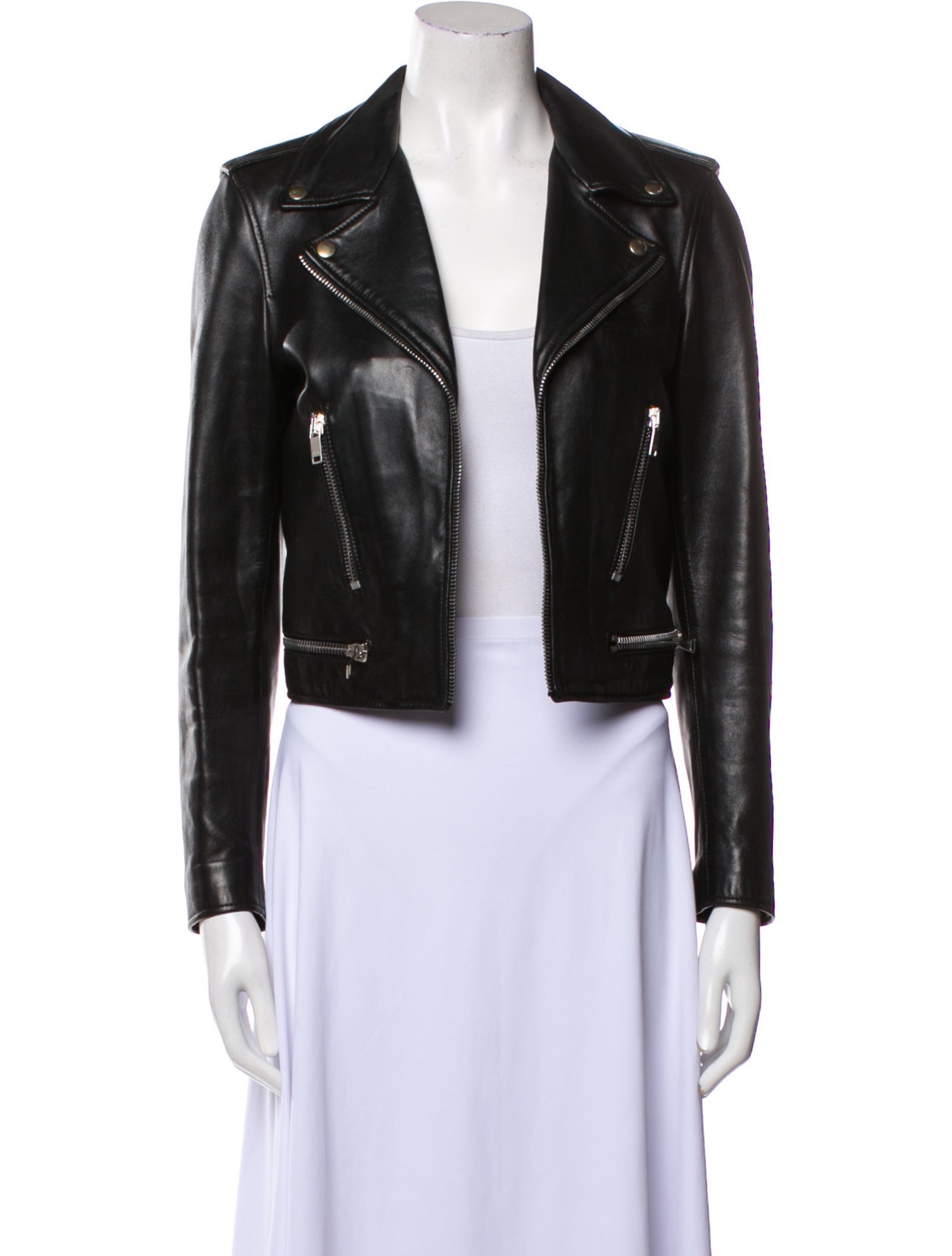 Saint Laurent Leather Biker Jacket
