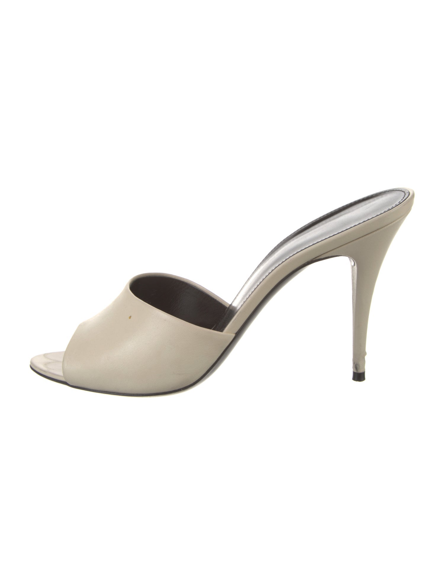 Saint Laurent Leather Slides