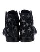 Saint Laurent Suede Printed Boots