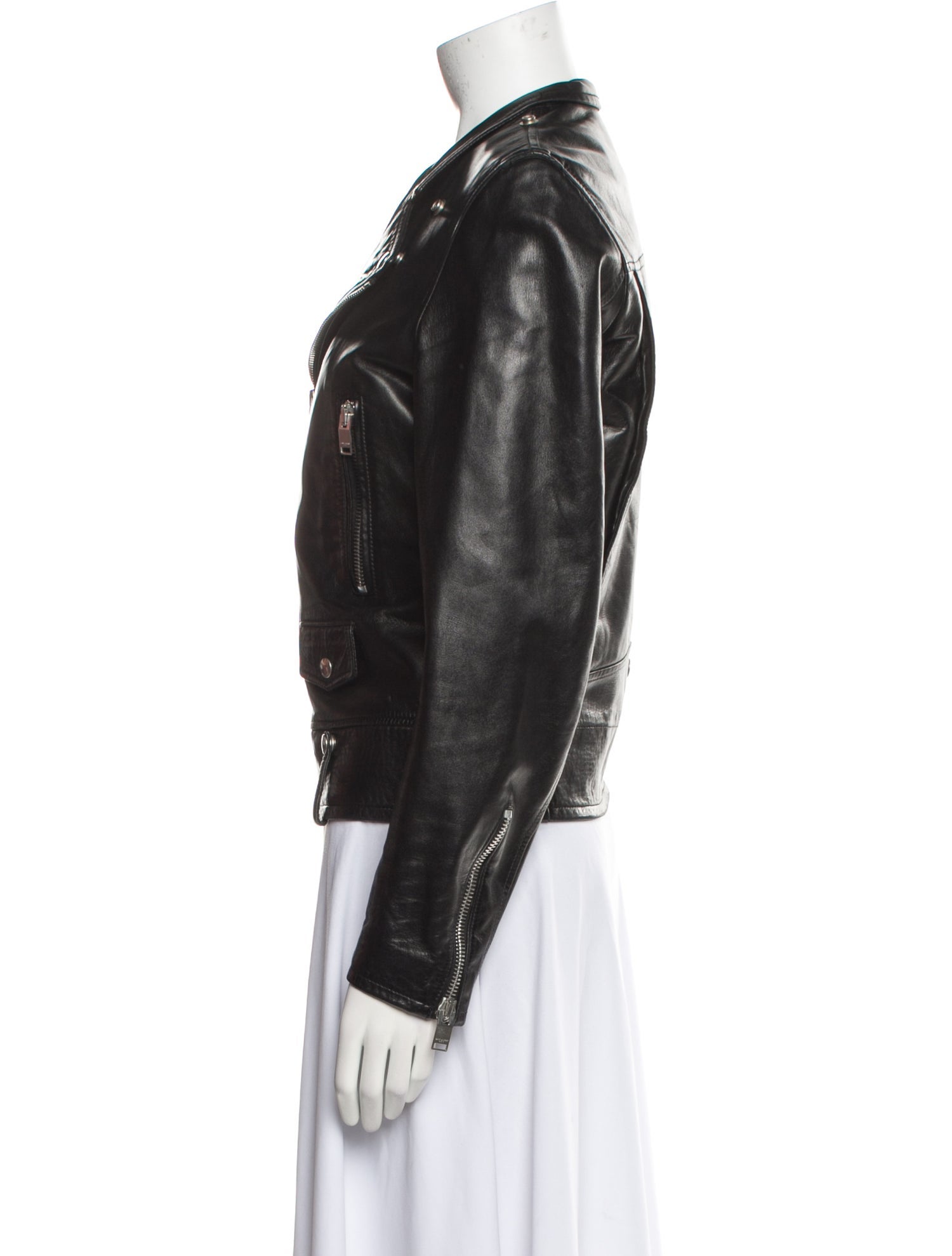 Saint Laurent Leather Biker Jacket
