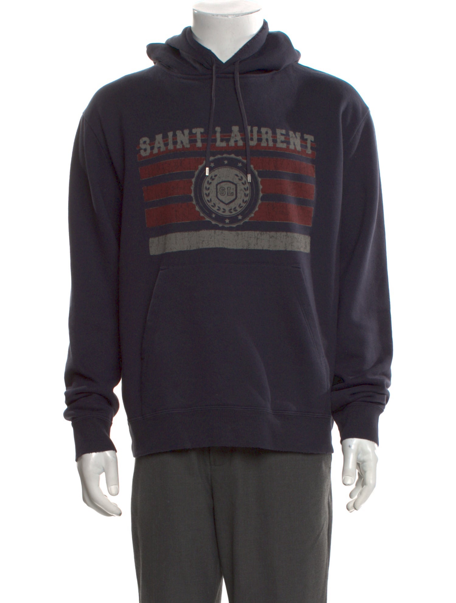 Saint Laurent 2021 Graphic Print Hoodie