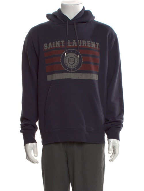 Saint Laurent 2021 Graphic Print Hoodie