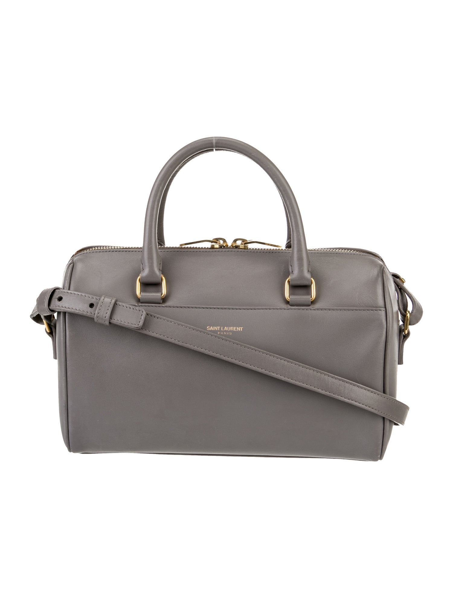 Saint Laurent Leather Classic Duffle Baby