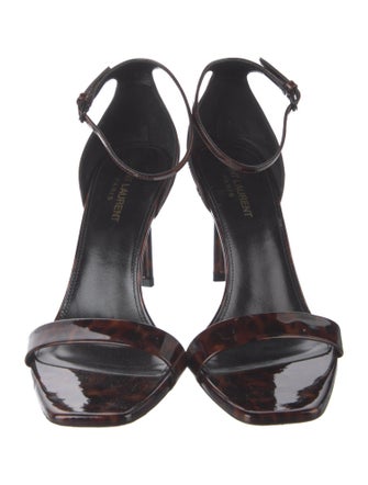 Saint Laurent Patent Leather Sandals