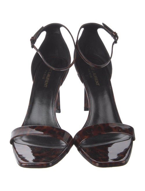 Saint Laurent Patent Leather Sandals