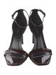 Saint Laurent Patent Leather Sandals
